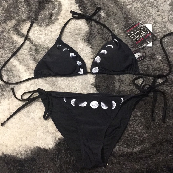 Too Fast Other - Moon Phases String Bikini Set 🌛🌝🌜